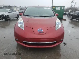 2012 Nissan LEAF SL with VIN JN1AZ0CP4CT019594, listed as a Copart auction lot 43593215 with 62,110 mi miles and Clean Title. Bid and sale history available at DreamBid. Image 5.