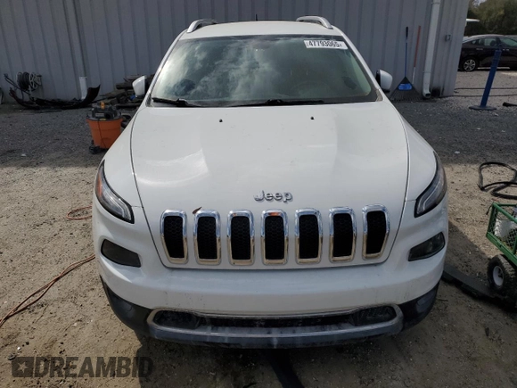 2017 Jeep Cherokee Limited with VIN 1C4PJLDS7HW507592, listed as a Copart auction lot 47793065 with 90,653 mi miles and Salvage Title. Bid and sale history available at carsss.com. Image 5.