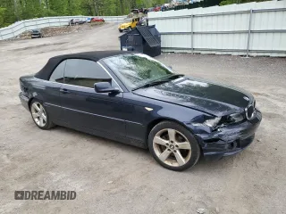 2005 BMW 3 Series 325Ci z VIN WBABW33445PL38228, wystawiony jako Copart lot #57703345 z przebiegiem 150 387 mil mil oraz Szkoda całkowita • Salvage title. Historia ofert i sprzedaży dostępna na DreamBid. Obrazek 4.