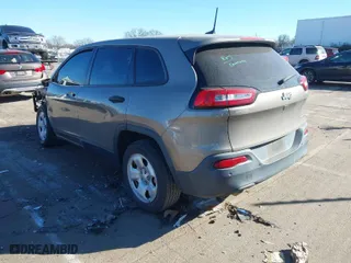 2016 Jeep Cherokee Sport with VIN 1C4PJLAB2GW354946, listed as a IAAI auction lot 41330921 with 128,226 mi miles. Bid and sale history available at carsss.com. Image 3.