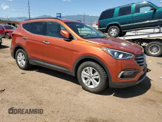 2017 Hyundai Santa Fe 2.4L with VIN 5XYZU3LB7HG386173, listed as a Copart auction lot 62022945 with 140,089 mi miles and Salvage title. Bid and sale history available at DreamBid. Image 4.