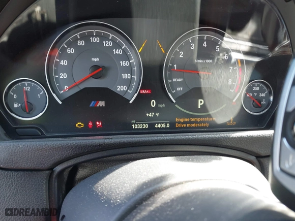 2019 BMW M4 with VIN WBS4Y9C5XKAG67446, listed as a IAAI auction lot 41669865 with 103,230 mi miles. Bid and sale history available at carsss.com. Image 7.