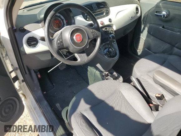 2013 FIAT 500 Pop with VIN 3C3CFFAR8DT511352, listed as a Copart auction lot 54662565 with 102,640 mi miles and Salvage Title. Bid and sale history available at carsss.com. Image 8.