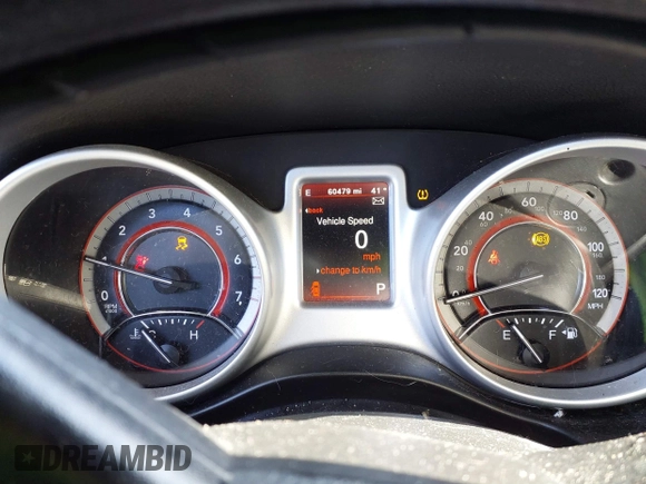 2019 Dodge Journey SE with VIN 3C4PDCBG6KT874924, listed as a IAAI auction lot 41426744 with 60,479 mi miles and . Bid and sale history available at DreamBid. Image 7.