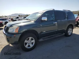 2006 Nissan Armada LE z VIN 5N1AA08A36N713979, wystawiony jako Copart lot #54452515 z przebiegiem 209 247 mil mil oraz Szkoda całkowita • Salvage title. Historia ofert i sprzedaży dostępna na DreamBid. Obrazek 1.