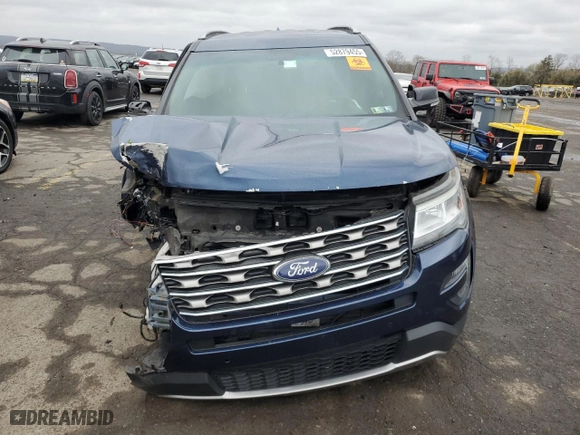 2016 Ford Explorer XLT with VIN 1FM5K8D88GGB44231, listed as a Copart auction lot 52879455 with 0 mi miles and Salvage Title. Bid and sale history available at carsss.com. Image 5.