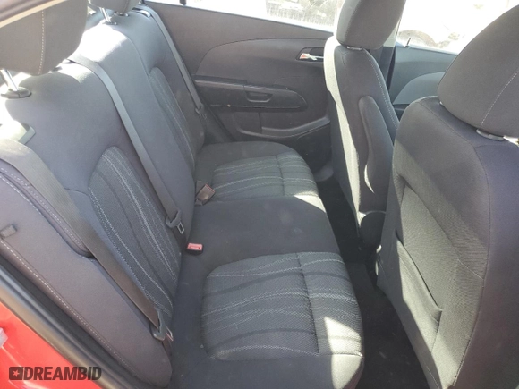 2015 Chevrolet Sonic LT with VIN 1G1JC5SH0F4169019, listed as a Copart auction lot 46444595 with 152,187 mi miles and Salvage Title. Bid and sale history available at carsss.com. Image 10.