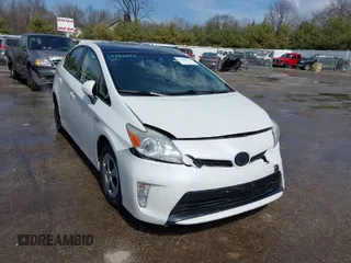 2012 Toyota Prius One with VIN JTDKN3DU3C5464464, listed as a IAAI auction lot 41900632 with 167,888 mi miles. Bid and sale history available at carsss.com. Image 1.