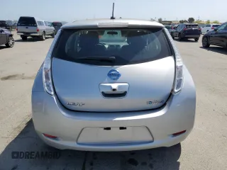 2017 Nissan LEAF S with VIN 1N4BZ0CP7HC307639, listed as a Copart auction lot 54362825 with 57,735 mi miles and Salvage Title. Bid and sale history available at carsss.com. Image 6.