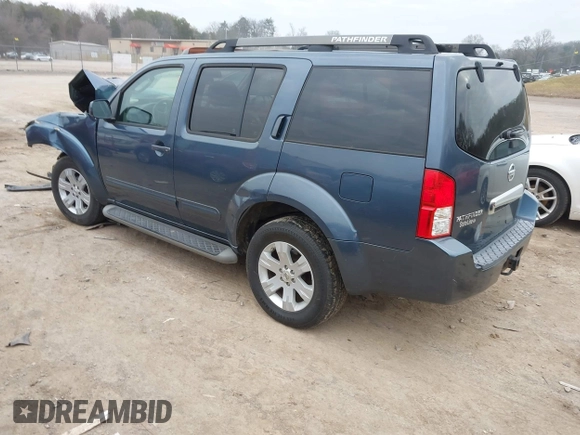2007 Nissan Pathfinder SE with VIN 5N1AR18W57C637222, listed as a IAAI auction lot 41460806 with 229,347 mi miles. Bid and sale history available at carsss.com. Image 3.
