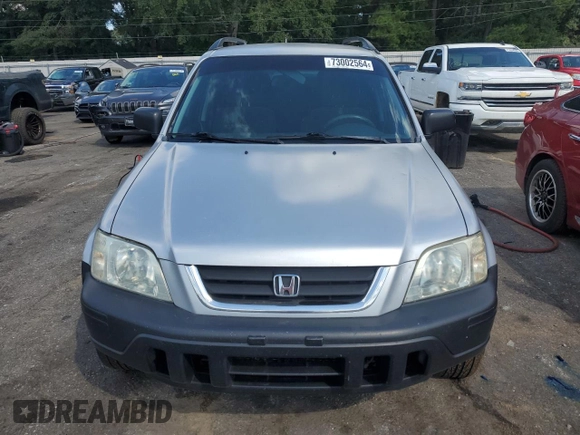 2001 Honda CR-V LX with VIN JHLRD28401S008073, listed as a Copart auction lot 73002564 with 177,059 mi miles and Salvage Title. Bid and sale history available at carsss.com. Image 5.