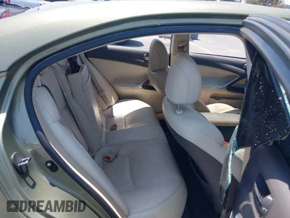 2008 Lexus IS 250 with VIN JTHBK262182076025, listed as a IAAI auction lot 42465633 with Not provided miles and . Bid and sale history available at DreamBid. Image 8.