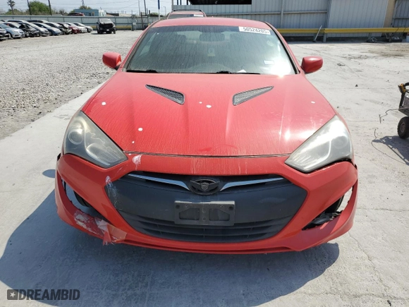 2013 Hyundai Genesis Coupe 3.8 R-Spec with VIN KMHHU6KJ9DU111818, listed as a Copart auction lot 50524205 with 113,465 mi miles and Clean Title. Bid and sale history available at carsss.com. Image 5.