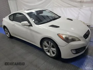 2010 Hyundai Genesis Coupe Grand Touring with VIN KMHHU6KH0AU010630, listed as a Copart auction lot 60736055 with 126,770 mi miles and Clean title. Bid and sale history available at DreamBid. Image 4.