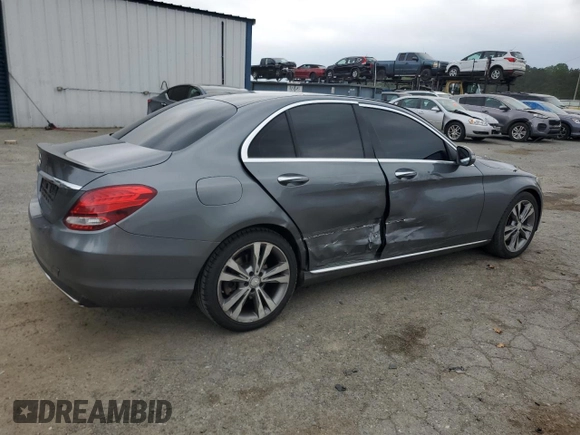 2017 Mercedes-Benz C 300 with VIN WDDWF4JB9HR225336, listed as a Copart auction lot 51350835 with 94,618 mi miles and Salvage title. Bid and sale history available at DreamBid. Image 3.