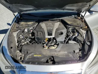 2017 Infiniti Q50 3.0t Premium with VIN JN1EV7AR0HM840588, listed as a Copart auction lot 76129124 with 107,886 mi miles and Salvage Title. Bid and sale history available at carsss.com. Image 11.