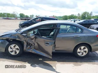 2013 Honda Civic LX with VIN 19XFB2F53DE041982, listed as a IAAI auction lot 42356828 with 127,350 mi miles and . Bid and sale history available at DreamBid. Image 14.