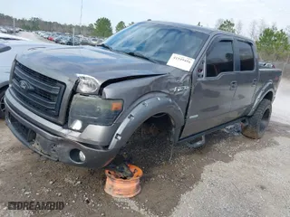 2014 Ford F-150 XL with VIN 1FTFW1ET9EKE76647, listed as a IAAI auction lot 41549456 with 217,995 mi miles. Bid and sale history available at carsss.com. Image 2.