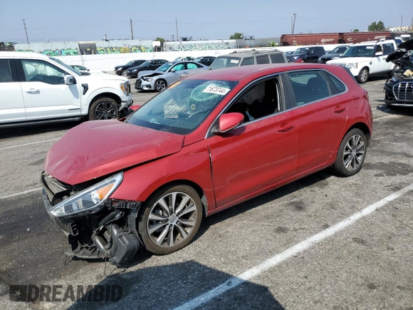 2019 Hyundai Elantra GT with VIN KMHH35LE9KU102791, listed as a Copart auction lot 71673744 with 93,191 mi miles and Salvage Title. Bid and sale history available at carsss.com. Image 1.