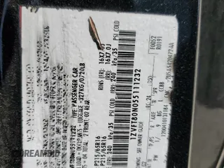 2005 Ford Mustang Deluxe with VIN 1ZVFT80N055111232, listed as a Copart auction lot 62728805 with 171,848 mi miles and Salvage title. Bid and sale history available at DreamBid. Image 13.