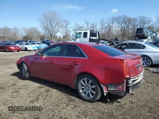2008 Cadillac CTS AWD with VIN 1G6DT57V780193897, listed as a Copart auction lot 51231425 with 78,585 mi miles and Salvage Title. Bid and sale history available at DreamBid. Image 2.