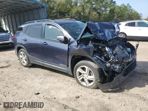 2018 GMC Terrain SLE with VIN 3GKALMEX3JL129254, listed as a Copart auction lot 48492125 with 0 mi miles and Non Repairable. Bid and sale history available at carsss.com. Image 4.