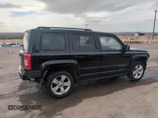 2017 Jeep Patriot 75th Anniversary with VIN 1C4NJRBB7HD140430, listed as a Copart auction lot 50825025 with 36,126 mi miles and Salvage Title. Bid and sale history available at carsss.com. Image 3.