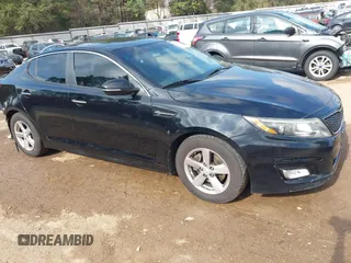 2015 Kia Optima LX z VIN 5XXGM4A76FG510785, wystawiony jako IAAI lot #40973873 z przebiegiem 163 213 mil mil oraz . Historia ofert i sprzedaży dostępna na DreamBid. Obrazek 1.