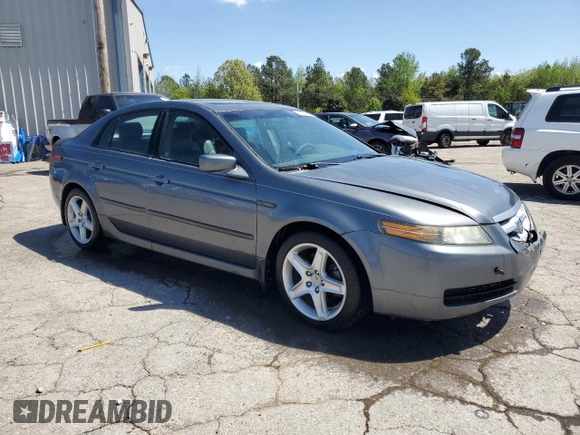 2006 Acura TL with VIN 19UUA66226A047397, listed as a Copart auction lot 51333605 with 226,136 mi miles and Salvage Title. Bid and sale history available at carsss.com. Image 4.
