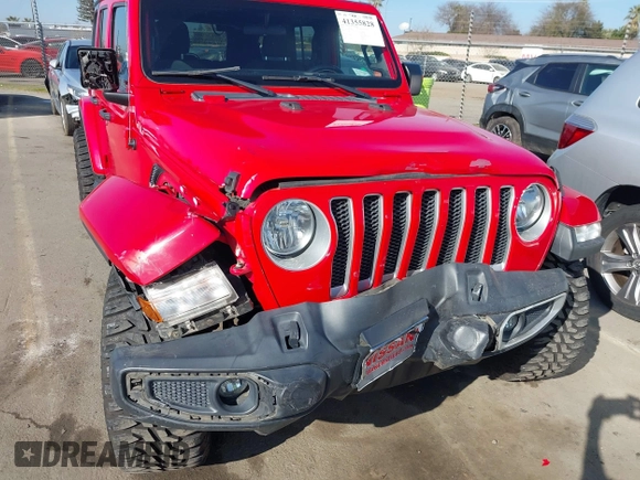 2020 Jeep Wrangler Unlimited Sahara with VIN 1C4HJXEN2LW195663, listed as a IAAI auction lot 41355828 with 81,742 mi miles. Bid and sale history available at carsss.com. Image 6.