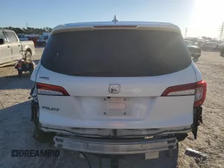 2019 Honda Pilot EX-L with VIN 5FNYF5H40KB019724, listed as a Copart auction lot 81987244 with 117,406 mi miles and Salvage title. Bid and sale history available at DreamBid. Image 6.
