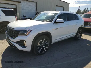 2024 Volkswagen Atlas SEL Premium R-Line z VIN 1V2FE2CA6RC228817, wystawiony jako Copart lot #50627645 z przebiegiem 5 146 mil mil oraz Szkoda całkowita • Salvage title. Historia ofert i sprzedaży dostępna na DreamBid. Obrazek 1.