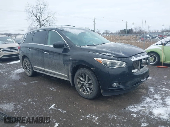 2015 Infiniti QX60 z VIN 5N1AL0MM7FC524175, wystawiony jako IAAI lot #41417720 z przebiegiem 124 622 mil mil oraz . Historia ofert i sprzedaży dostępna na DreamBid. Obrazek 1.