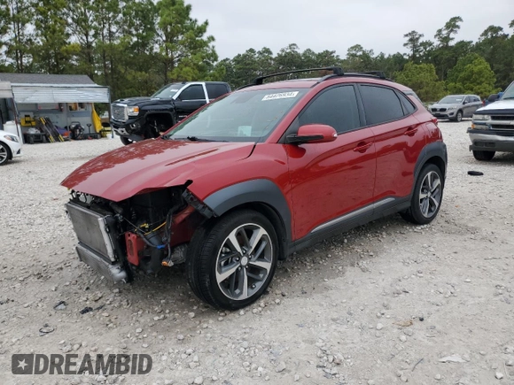 2021 Hyundai Kona Ultimate with VIN KM8K53A55MU609472, listed as a Copart auction lot 84426934 with 43,071 mi miles and Salvage Title. Bid and sale history available at carsss.com. Image 1.