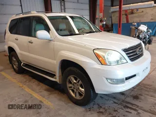 2008 Lexus GX 470 with VIN JTJBT20X780162385, listed as a IAAI auction lot 42849883 with 288,761 mi miles and . Bid and sale history available at DreamBid. Image 1.