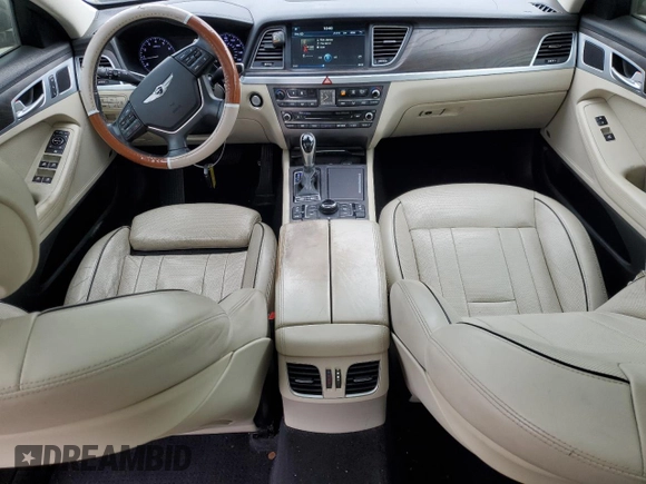 2017 Genesis G80 Ultimate with VIN KMHGN4JF5HU173281, listed as a Copart auction lot 88655005 with 188,294 mi miles and Salvage Title. Bid and sale history available at DreamBid. Image 8.