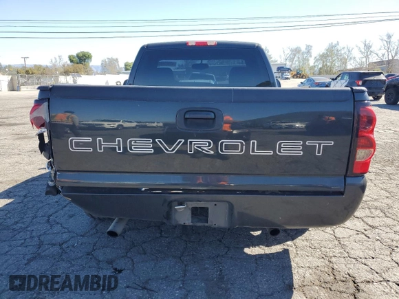 2004 Chevrolet Silverado 1500 Work Truck with VIN 1GCEC14X04Z158141, listed as a Copart auction lot 48003465 with 0 mi miles and Salvage Title. Bid and sale history available at carsss.com. Image 6.