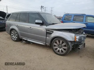 2013 Land Rover Range Rover Sport SC with VIN SALSH2E49DA810325, listed as a Copart auction lot 88108725 with 83,558 mi miles and Salvage Title. Bid and sale history available at carsss.com. Image 4.