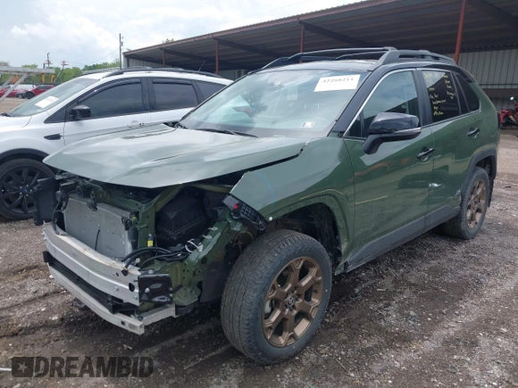 2024 Toyota RAV4 Hybrid LE with VIN 2T3UWRFV4RW219138, listed as a IAAI auction lot 42268211 with 12,423 mi miles and . Bid and sale history available at DreamBid. Image 18.