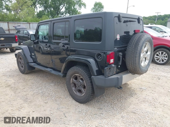 2014 Jeep Wrangler Unlimited Sahara with VIN 1C4HJWEG8EL292835, listed as a IAAI auction lot 42705672 with 176,769 mi miles and . Bid and sale history available at DreamBid. Image 3.