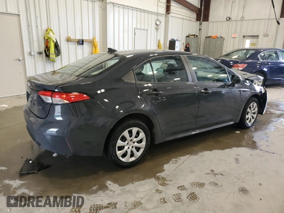 2024 Toyota Corolla LE with VIN 5YFB4MDE5RP170836, listed as a Copart auction lot 54843155 with 21,817 mi miles and Clean Title. Bid and sale history available at carsss.com. Image 3.