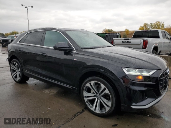 2020 Audi Q8 Premium Plus z VIN WA1EVAF1XLD004366, wystawiony jako Copart lot #75661534 z przebiegiem 52 301 mil mil oraz Szkoda całkowita • Salvage title. Historia ofert i sprzedaży dostępna na DreamBid. Obrazek 4.