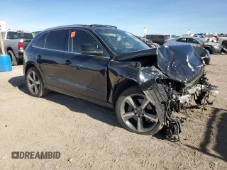 2014 Audi Q5 Premium Plus with VIN WA1DGAFP7EA010883, listed as a Copart auction lot 85812884 with Not provided miles and Salvage title. Bid and sale history available at DreamBid. Image 4.