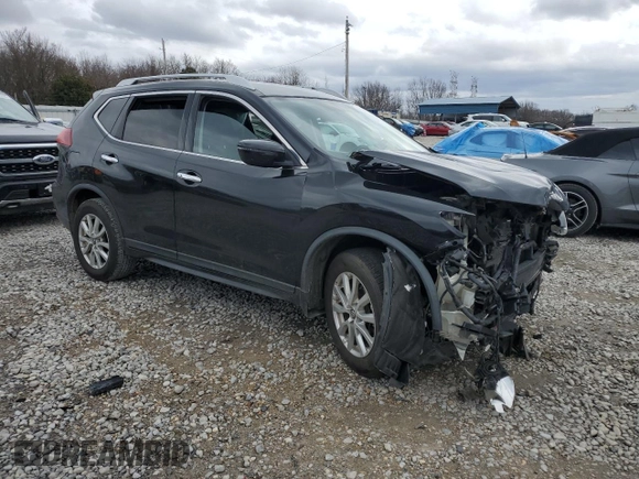 2018 Nissan Rogue SV with VIN KNMAT2MV3JP604860, listed as a Copart auction lot 47820735 with 124,650 mi miles and Salvage Title. Bid and sale history available at carsss.com. Image 4.