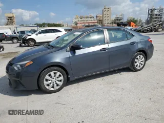 2016 Toyota Corolla L with VIN 5YFBURHE3GP403245, listed as a Copart auction lot 57343865 with 100,804 mi miles and Salvage title. Bid and sale history available at DreamBid. Image 1.