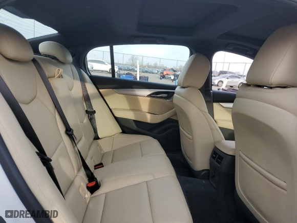2022 Cadillac CT5 Luxury with VIN 1G6DX5RK4N0136320, listed as a Copart auction lot 49611505 with 5,211 mi miles and Salvage Title. Bid and sale history available at carsss.com. Image 10.