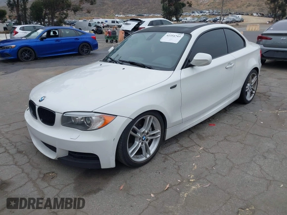 2013 BMW 1 Series 135i with VIN WBAUC9C54DVY60154, listed as a IAAI auction lot 42354743 with 159,571 mi miles and . Bid and sale history available at DreamBid. Image 19.