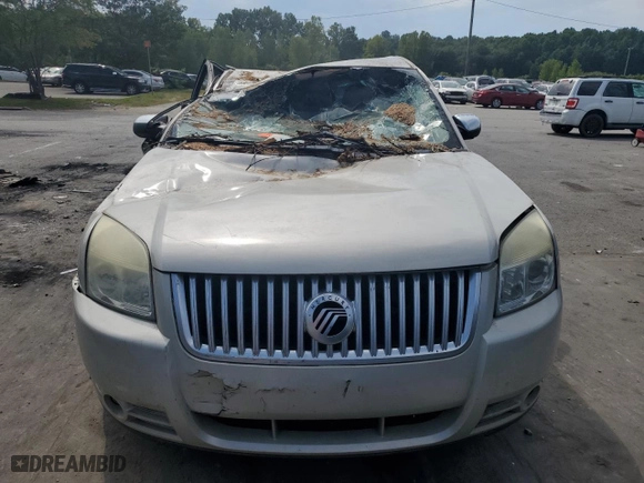 2008 Mercury Sable Premier with VIN 1MEHM42W98G610304, listed as a Copart auction lot 62187954 with 0 mi miles and Salvage Title. Bid and sale history available at carsss.com. Image 5.