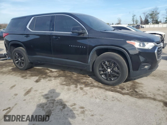 2021 Chevrolet Traverse LS with VIN 1GNERLKW3MJ181472, listed as a Copart auction lot 43199495 with Not Provided miles and Clean Title. Bid and sale history available at carsss.com. Image 4.