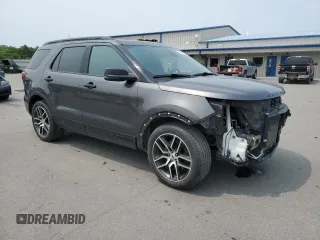 2018 Ford Explorer Sport z VIN 1FM5K8GT7JGB73212, wystawiony jako Copart lot #58817145 z przebiegiem 82 189 mil mil oraz Szkoda całkowita • Salvage title. Historia ofert i sprzedaży dostępna na DreamBid. Obrazek 4.